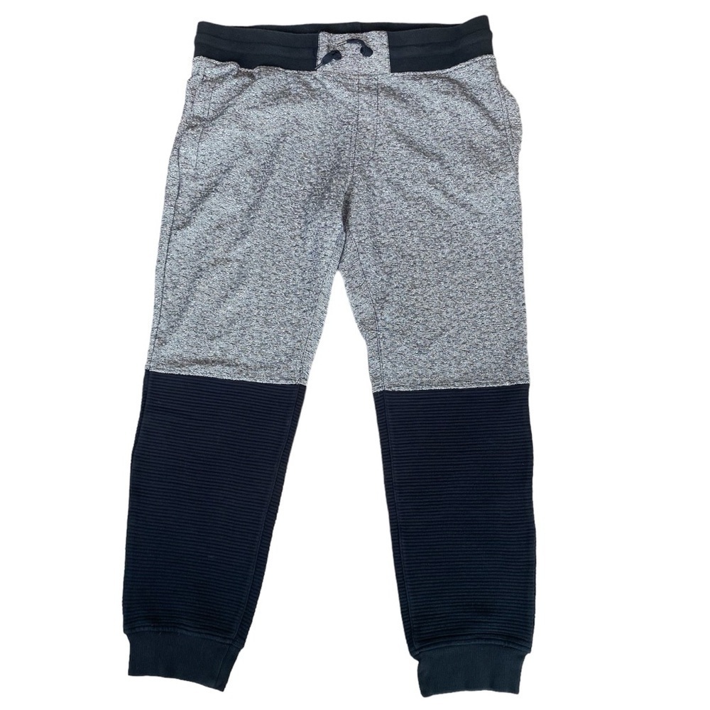 Men's Gray and Black Joggers